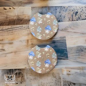 Cute Mushroom Car Coaster 2 Pack